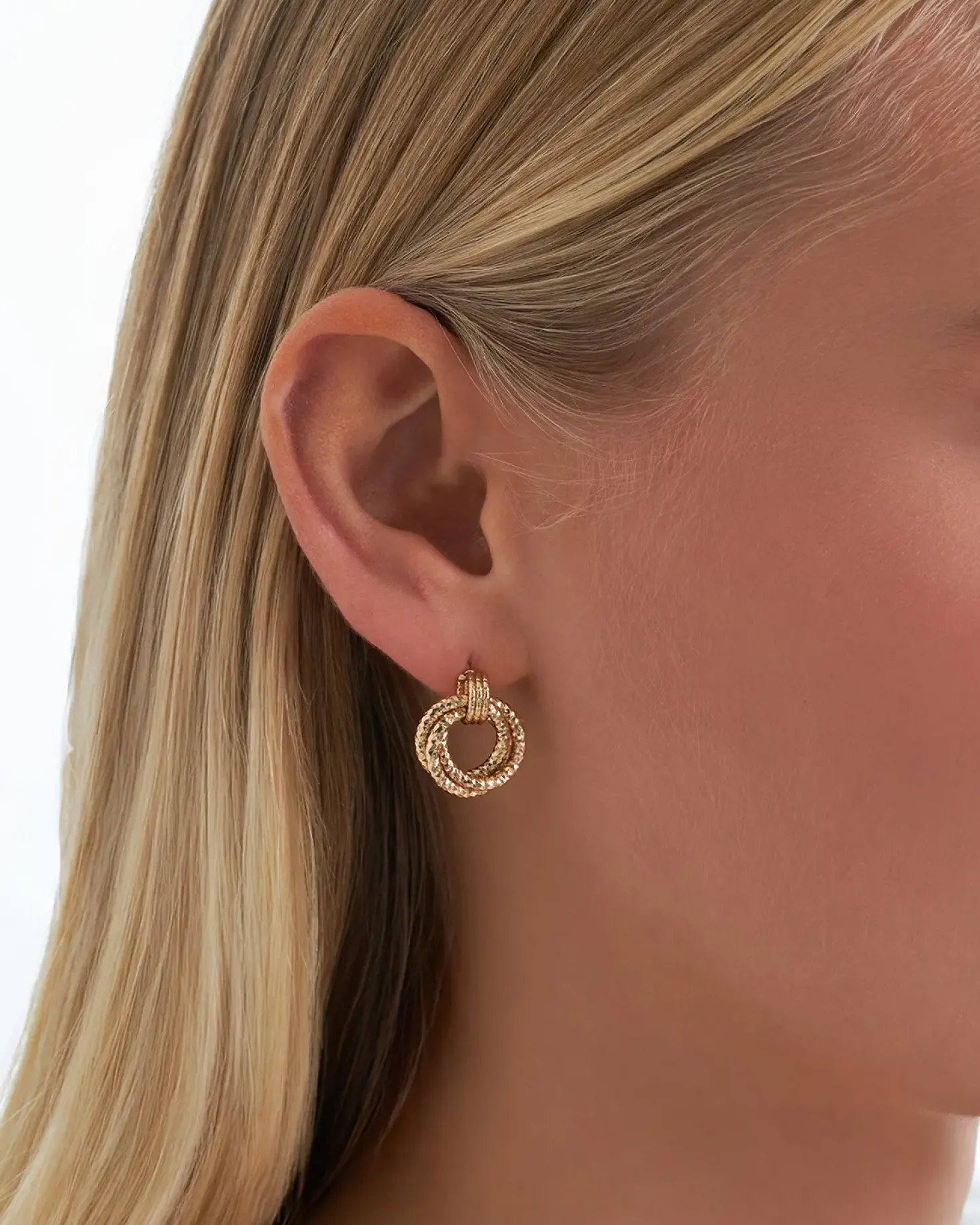 Orecchini a perno - Textured Glam