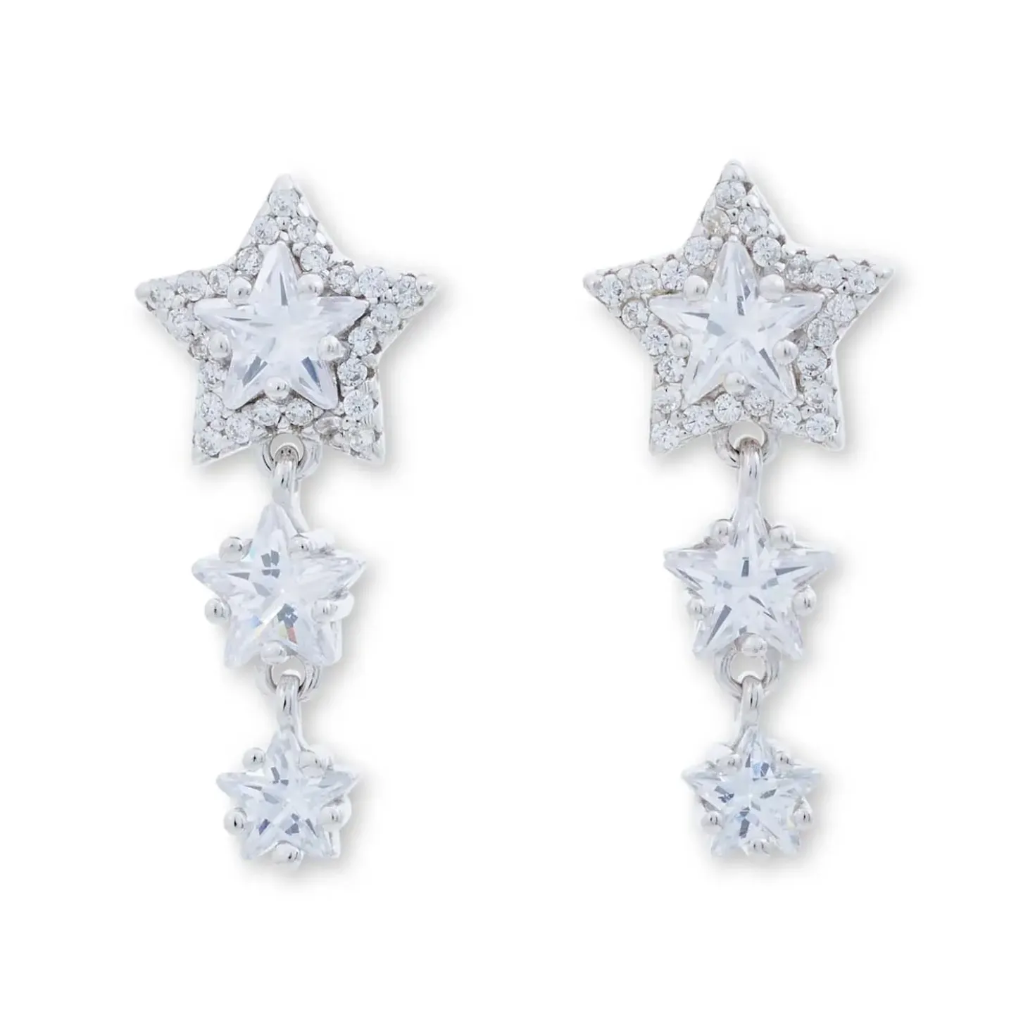 Orecchini a perno - Trio Star