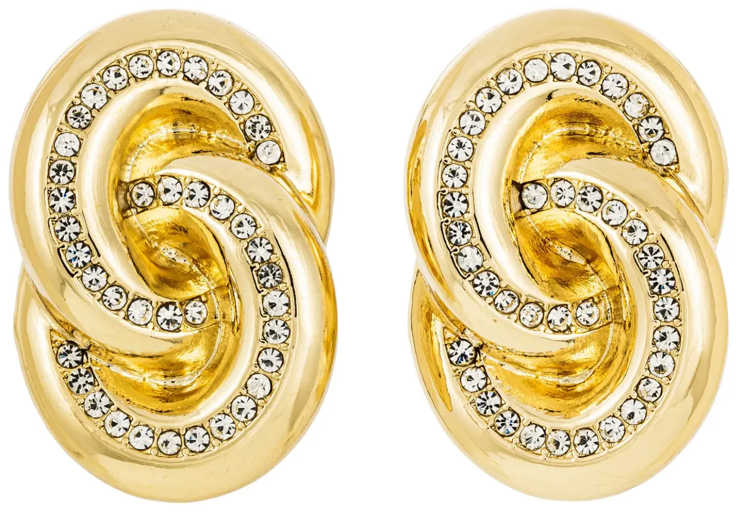 Orecchini a perno - Twisted Crystals