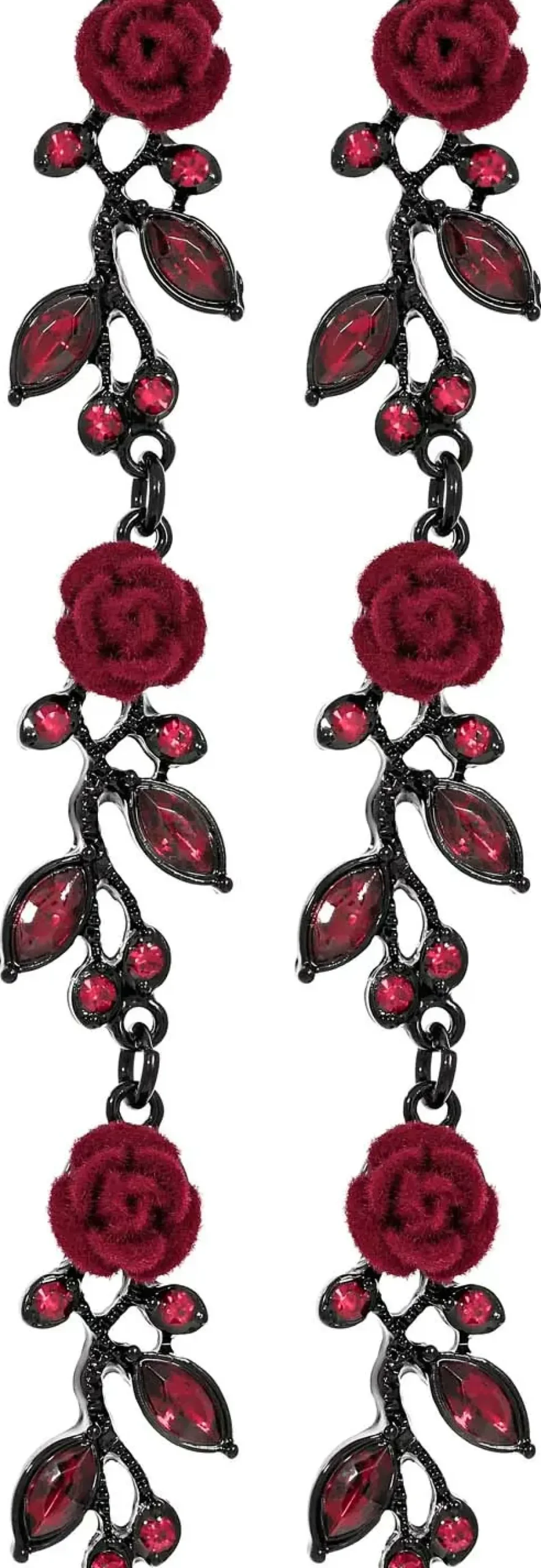 Orecchini a perno - Velvet Roses