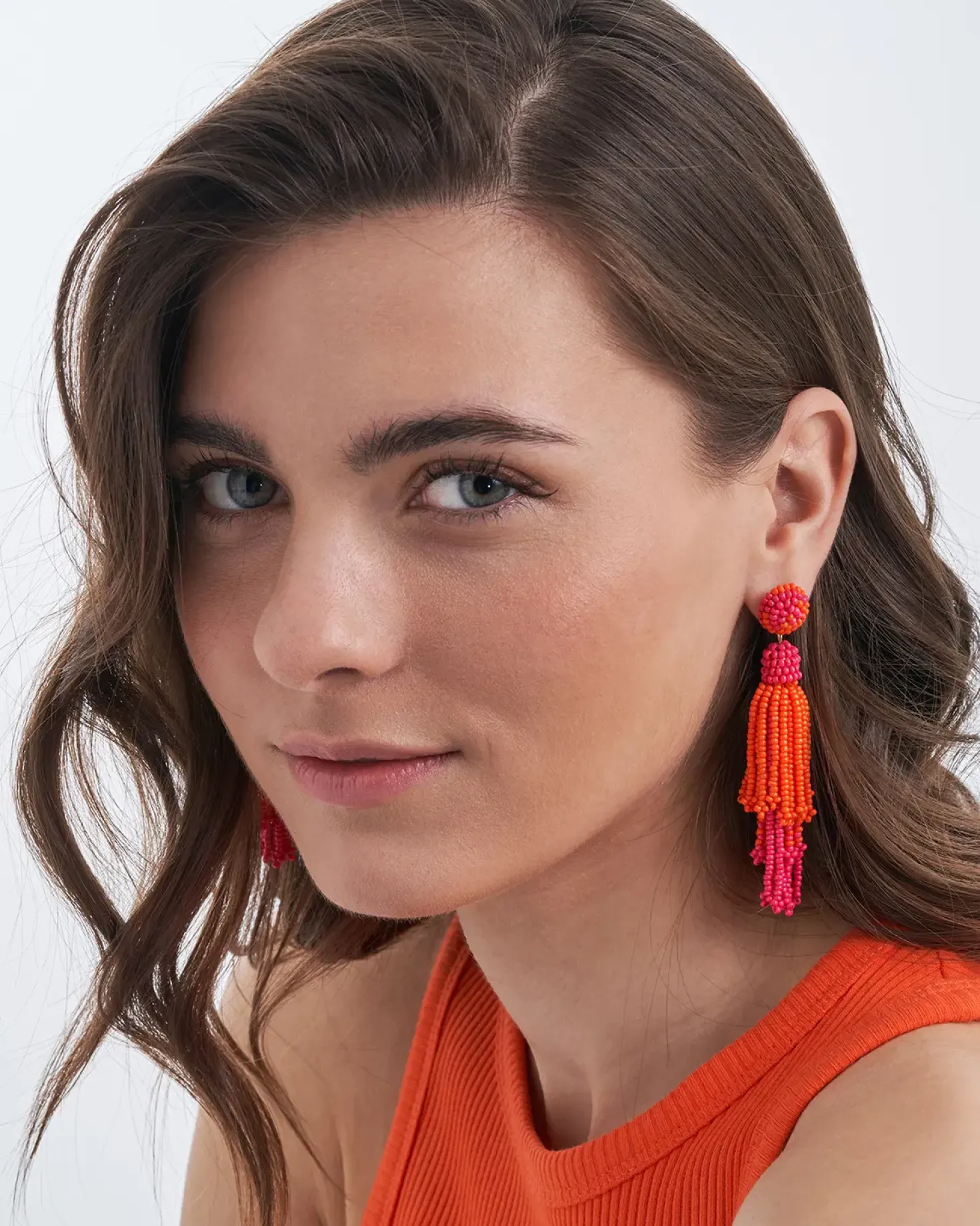 Orecchini a perno - Vibrant Tassel