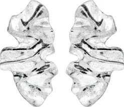 Orecchini a perno - Waved Leaf
