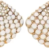 Orecchini a perno - White Conch