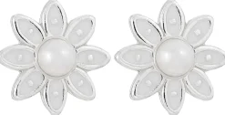 Orecchini a perno - White Blossom