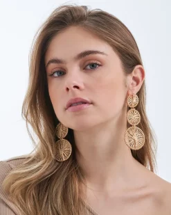 Orecchini a perno - Wrapped Gold