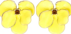 Orecchini a perno - Yellow Flower