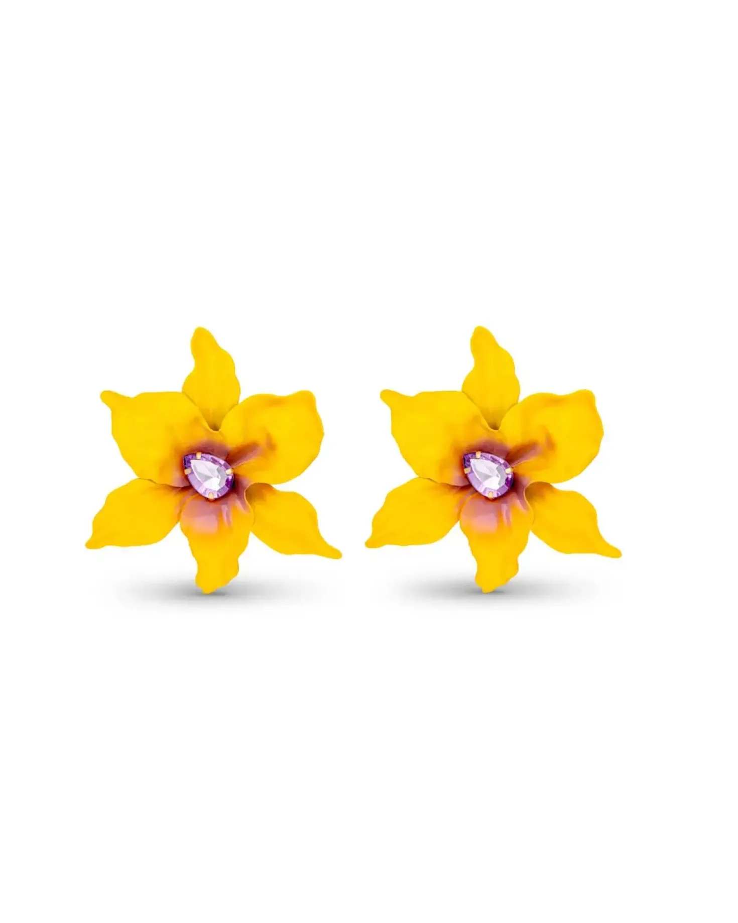 Orecchini a perno - Yellow Daisy