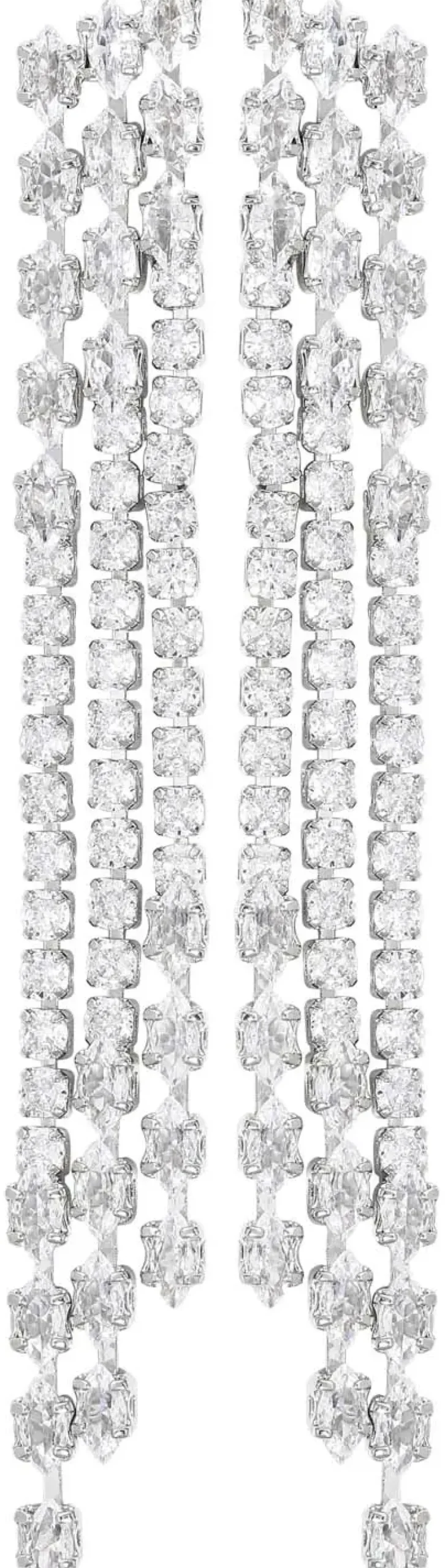 Orecchini a perno - Zirconia Tassel