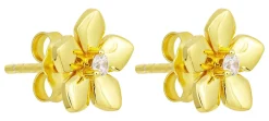 Orecchini a perno - Zirconia Blossom