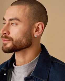 Orecchini a perno da uomo - Bold Shine