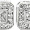 Orecchini a perno da uomo - Zirconia Shapes