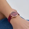 Orologio - Simple Burgundy
