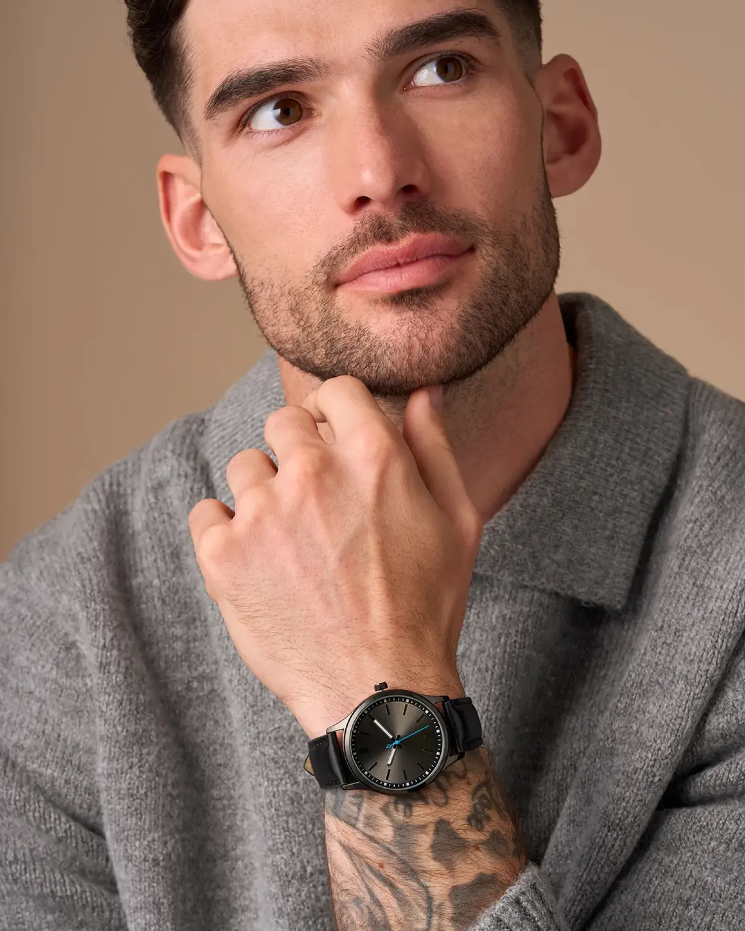 Orologio da uomo - Smoky Black
