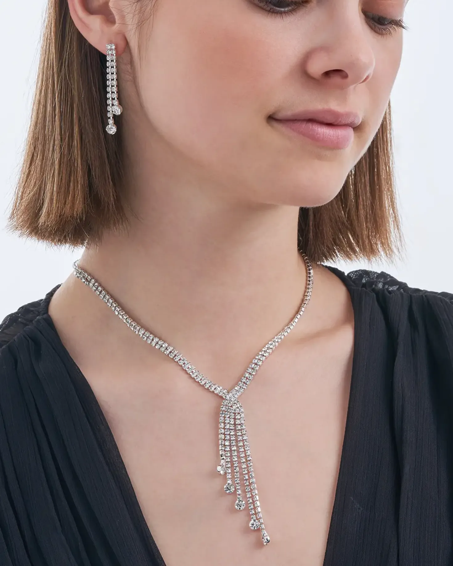 Parure di gioielli - Crystal Waterfall