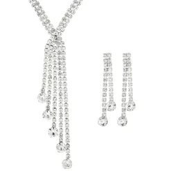 Parure di gioielli - Crystal Waterfall