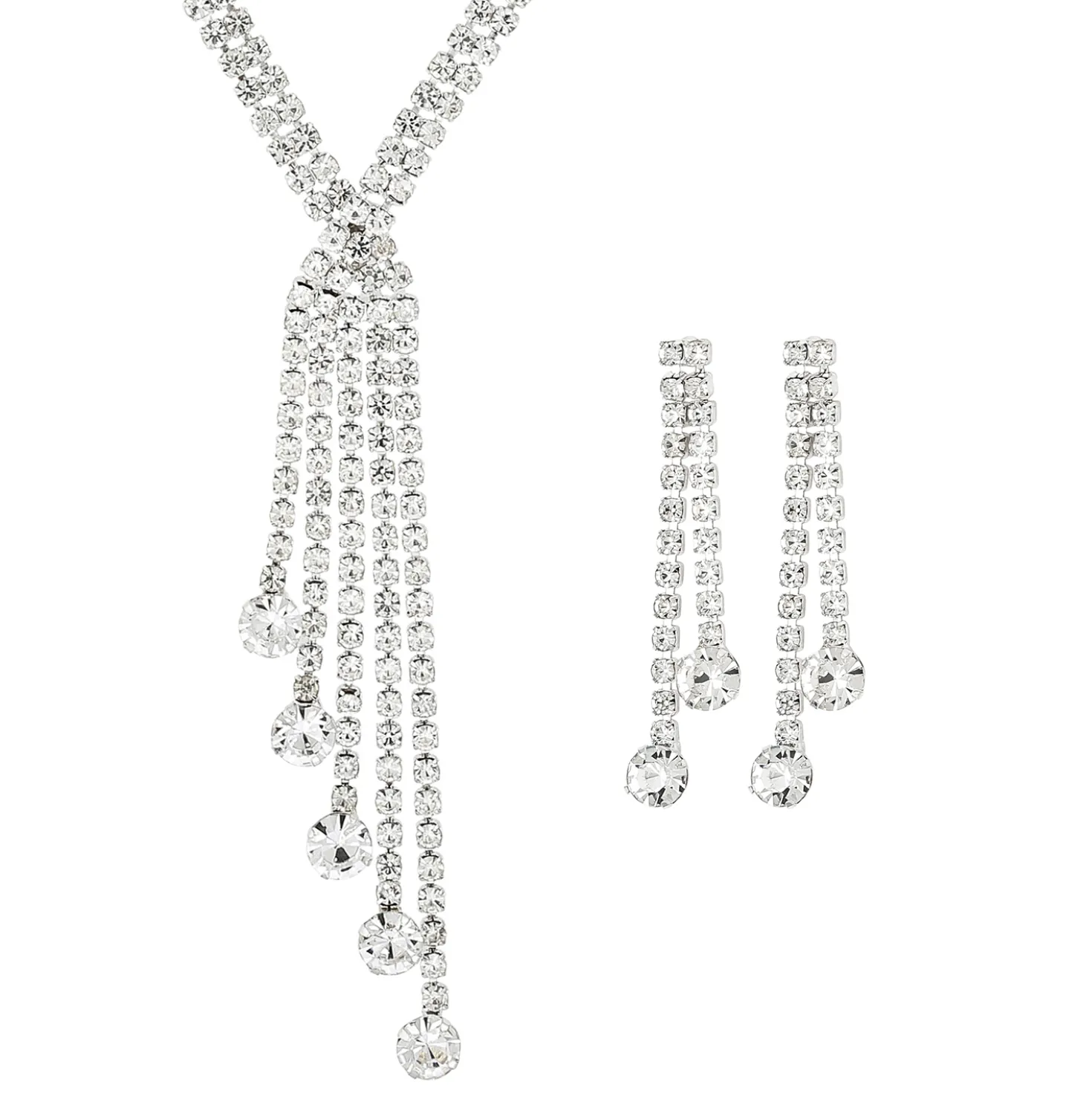 Parure di gioielli - Crystal Waterfall
