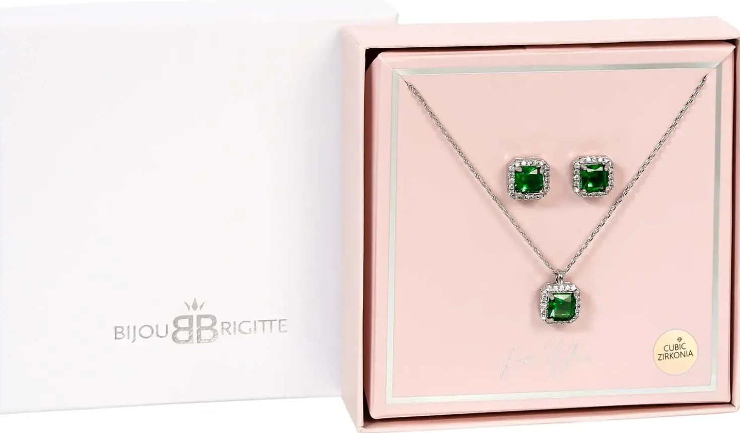 Parure di gioielli - Emerald Zirkonia