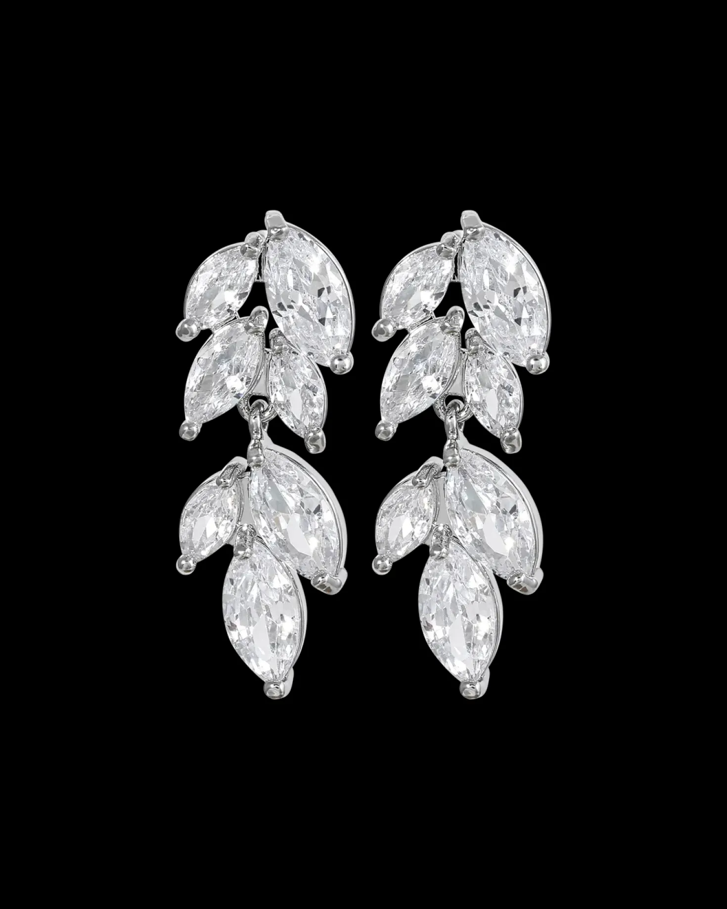 Parure di gioielli - Zirconia Leaves