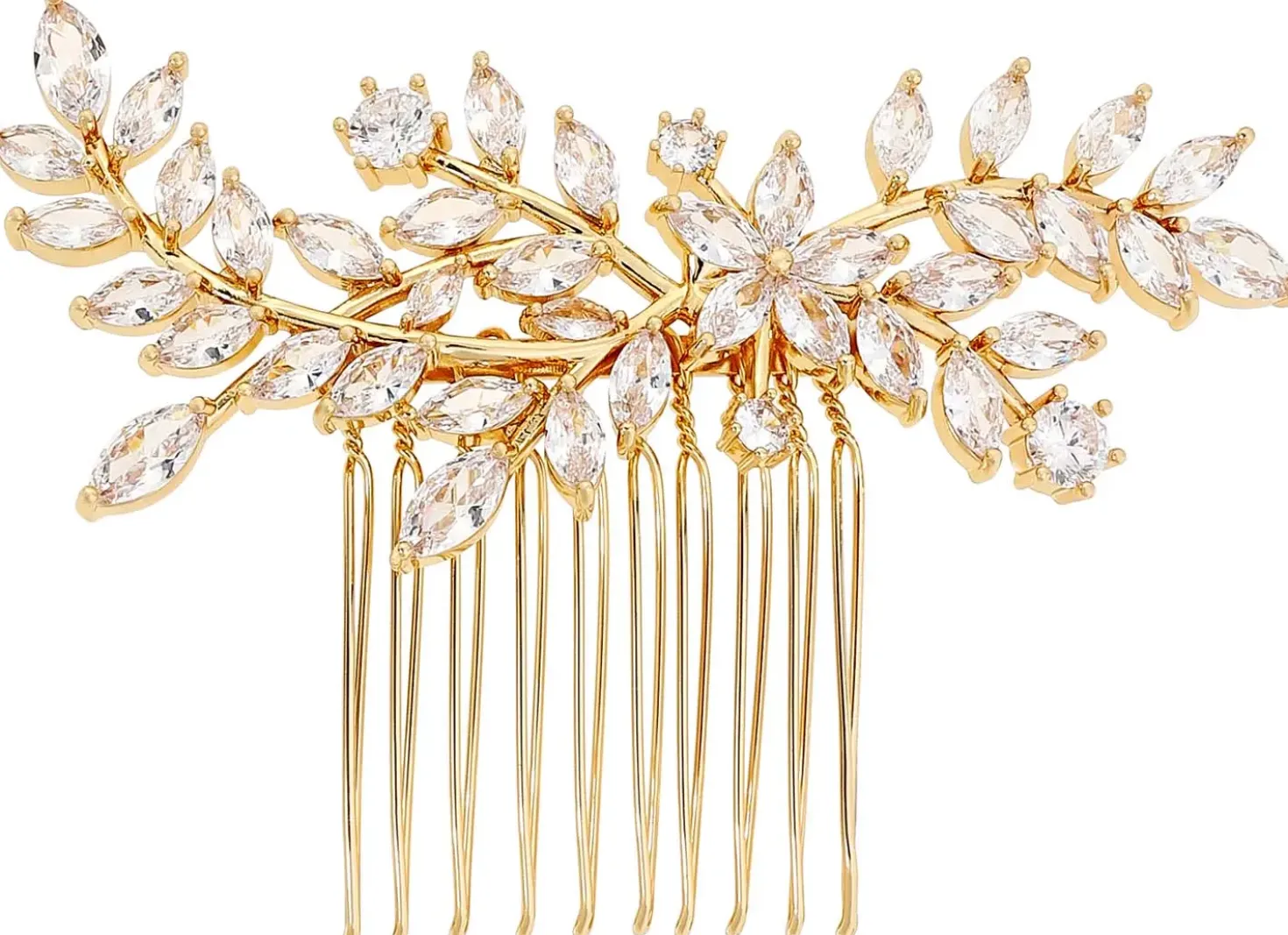Pettine - Floral Gold