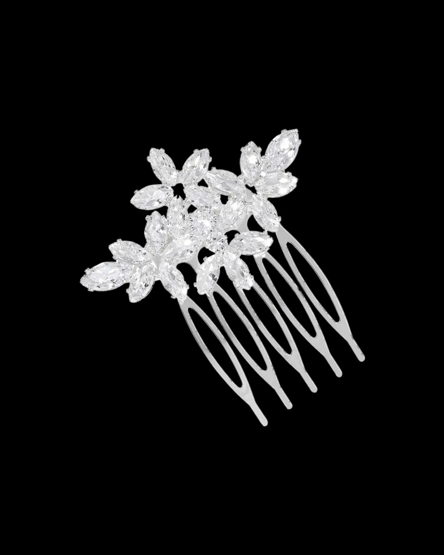 Pettine - Floral Zirconia