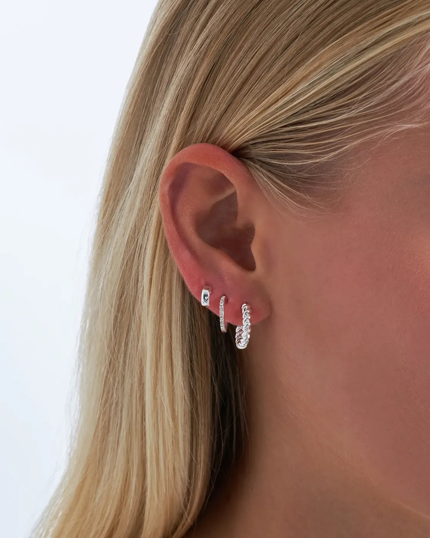 Set creoli - Silver Summer