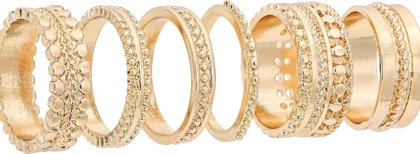 Set di anelli - Bohemian Gold