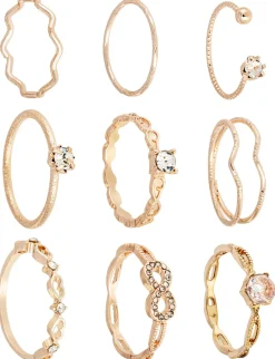 Set di anelli - Boho Rose