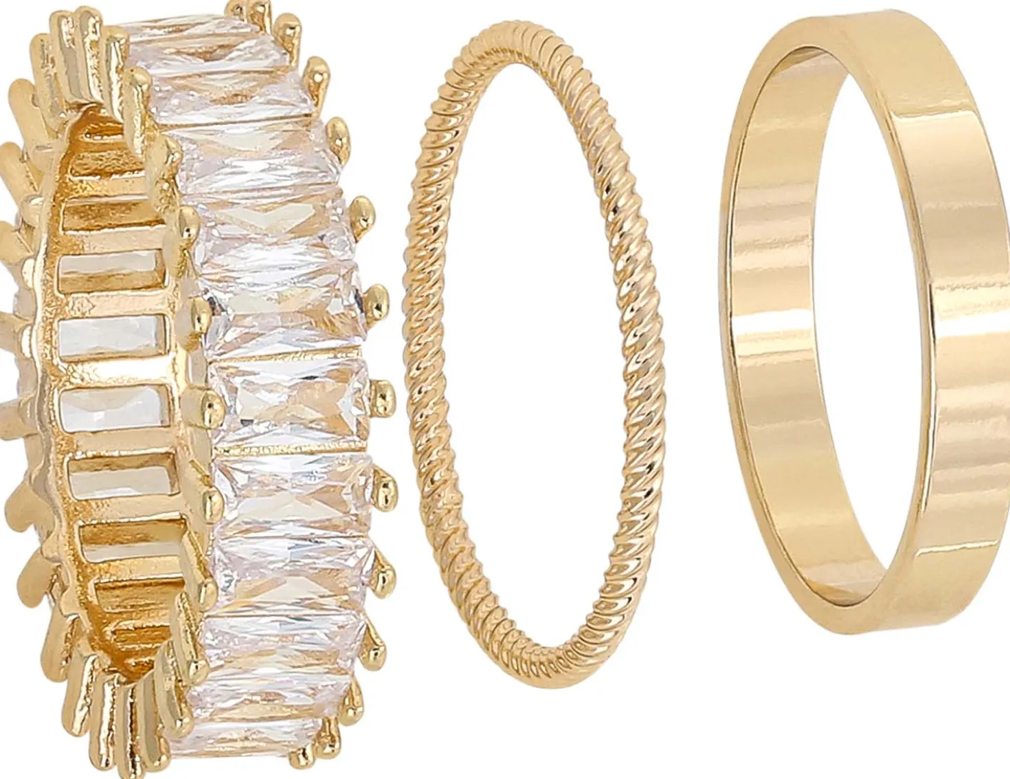 Set di anelli - Classic Gold