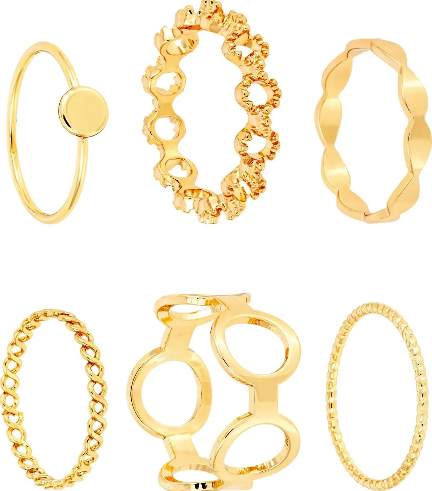 Set di anelli - Different Shapes