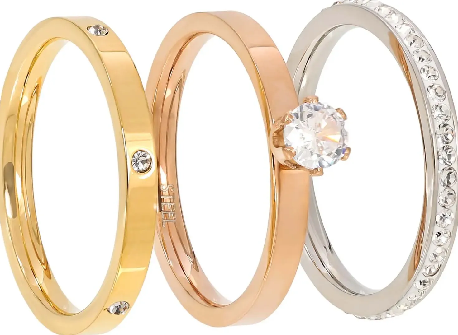 Set di anelli - Fine Trio