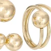 Set di anelli - Golden Beads