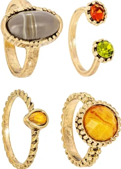 Set di anelli - Golden Glow