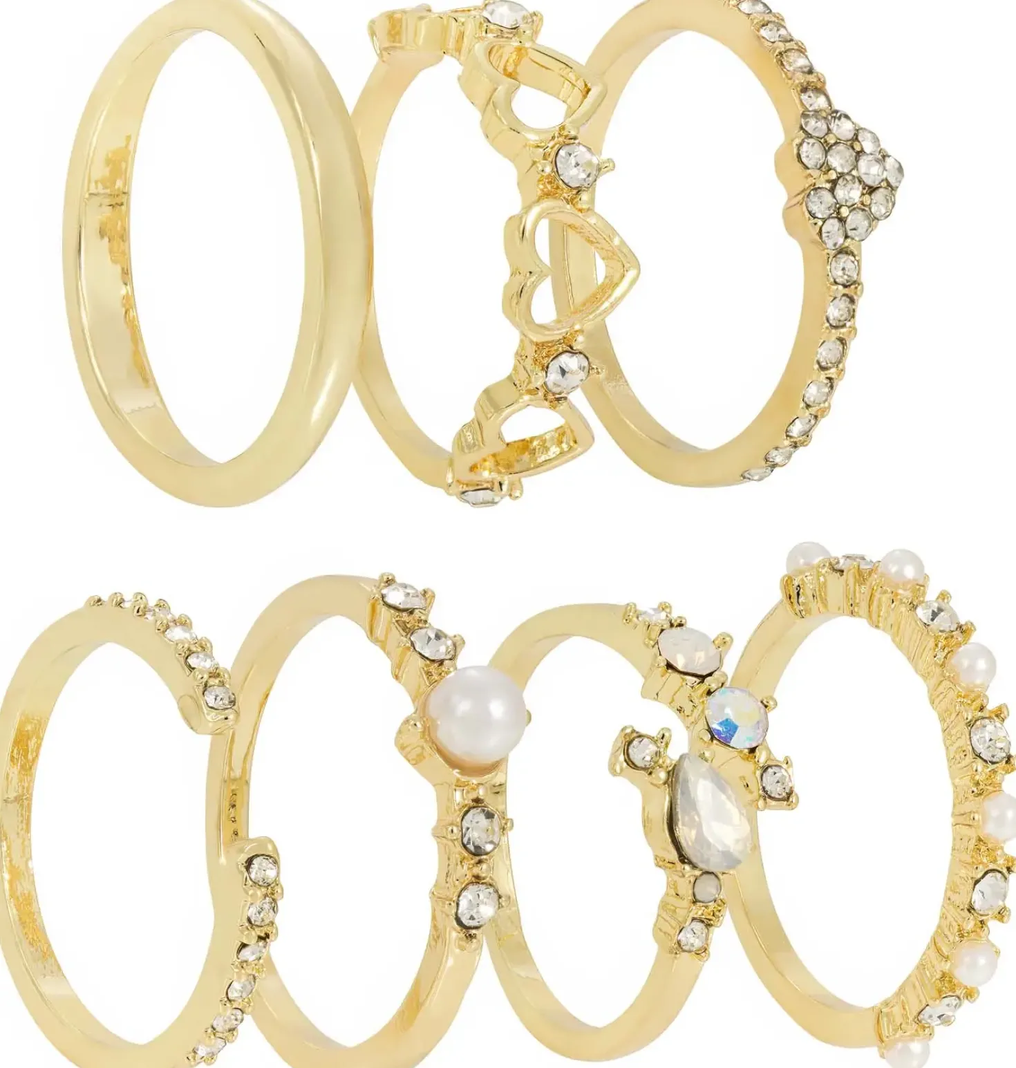Set di anelli - Golden Grace
