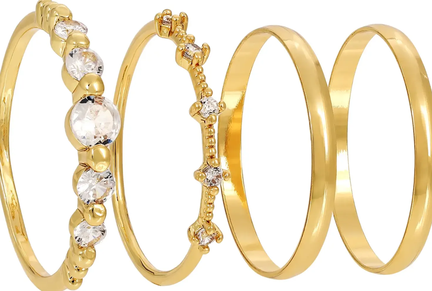 Set di anelli - Golden Vision