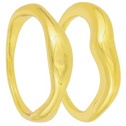 Set di anelli - Golden Wave