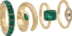 Set di anelli - Green Mystique