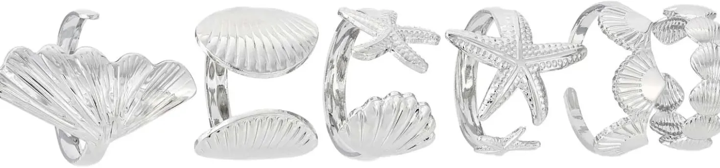 Set di anelli - Maritim Shells
