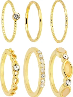Set di anelli - Miraggio d'oro
