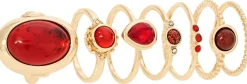 Set di anelli - Romantic Red