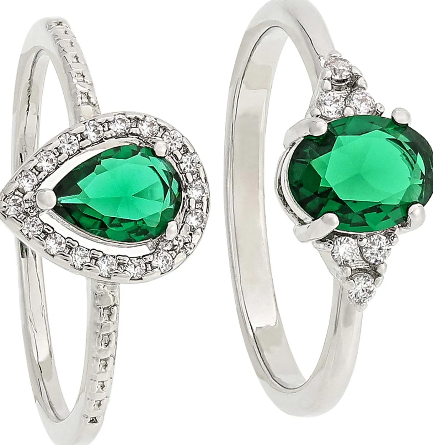 Set di anelli - Royal Green