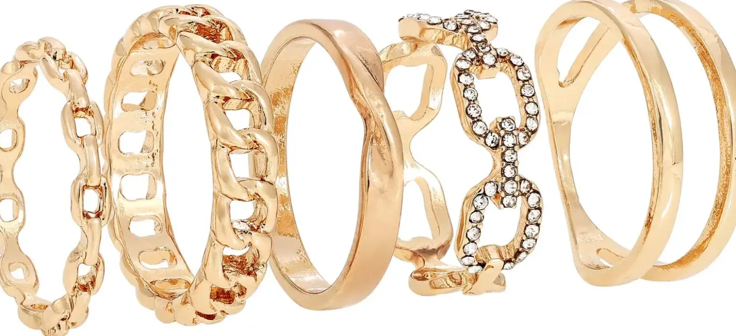 Set di anelli - Shiny Chain