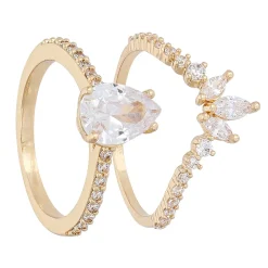 Set di anelli - Sparkling Duo