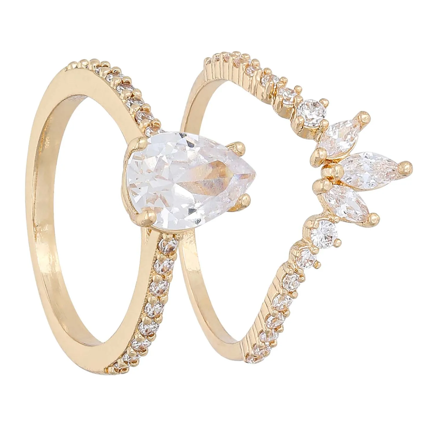 Set di anelli - Sparkling Duo