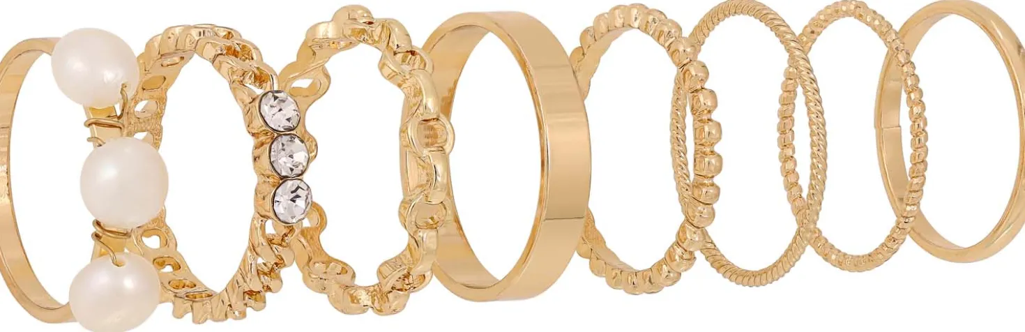 Set di anelli - Sweet Pearl