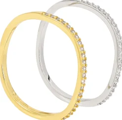 Set di anelli - Wave Duo