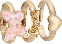 Set di anelli bambina - Love Trio