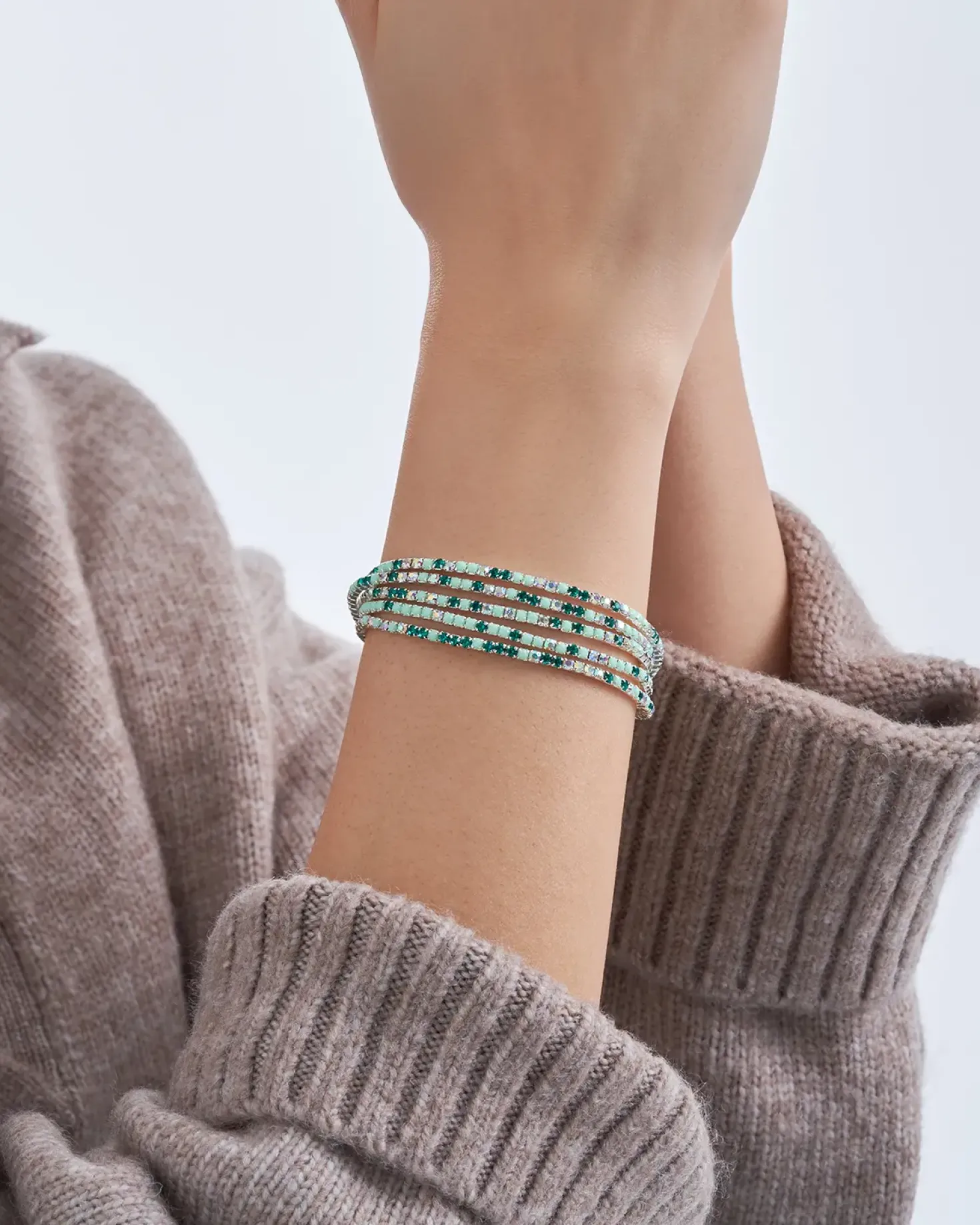 Set di braccialetti - Green Gleam