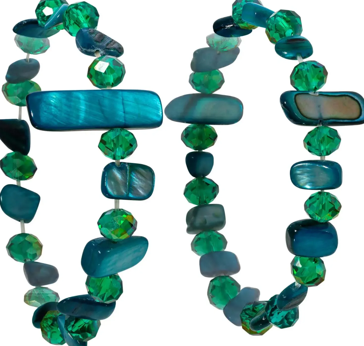 Set di braccialetti - Green Duo