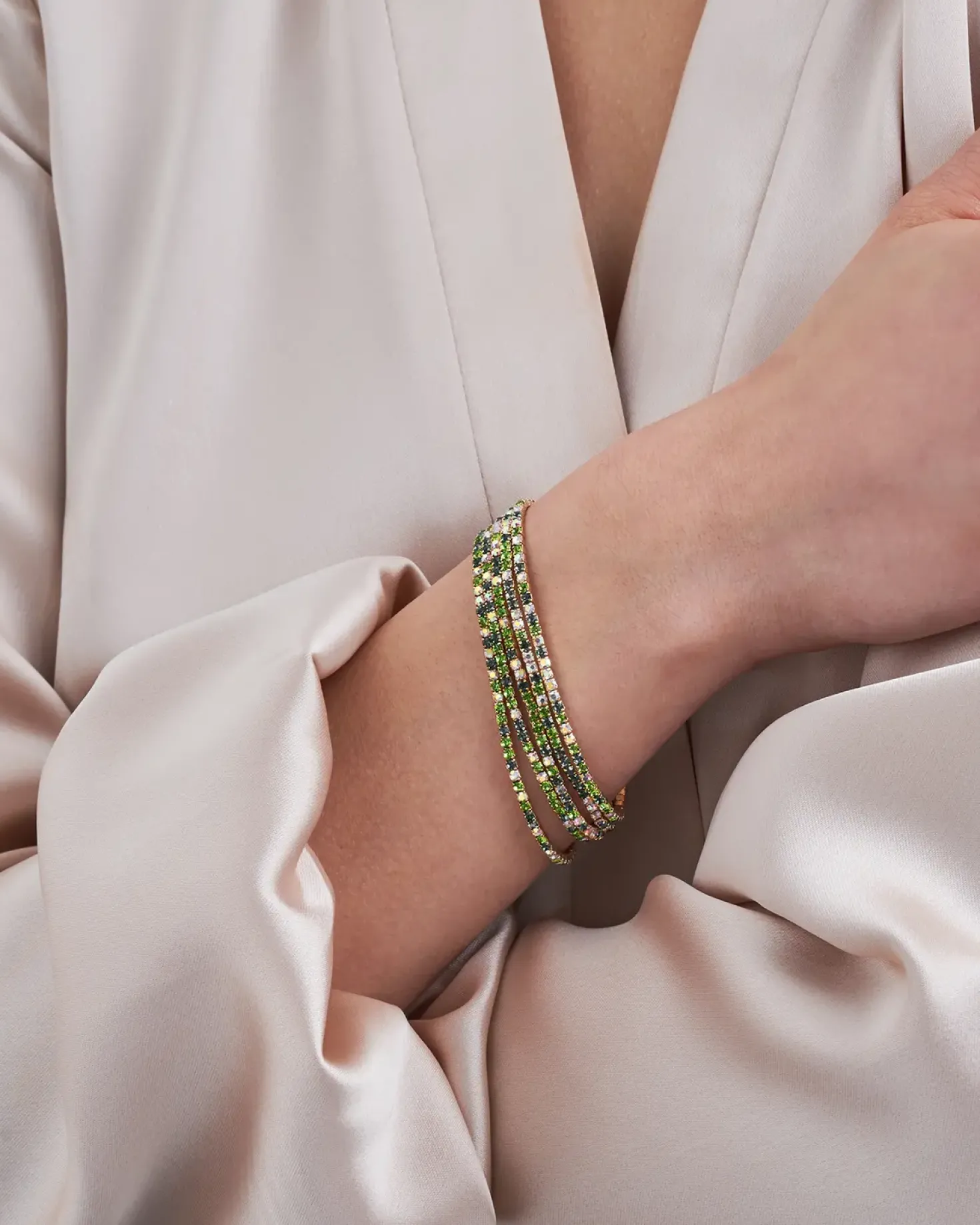 Set di braccialetti - Lime Sparkle