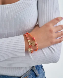 Set di braccialetti - Orange Shell